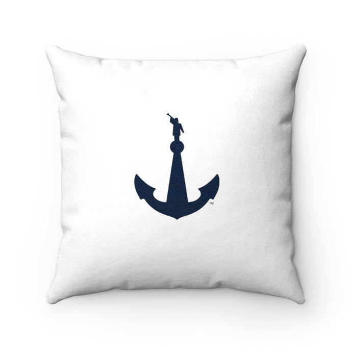Faux Suede Square Pillow
