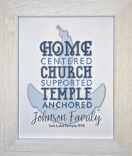 Load image into Gallery viewer, Personalized Temple Anchored Framed Artwork