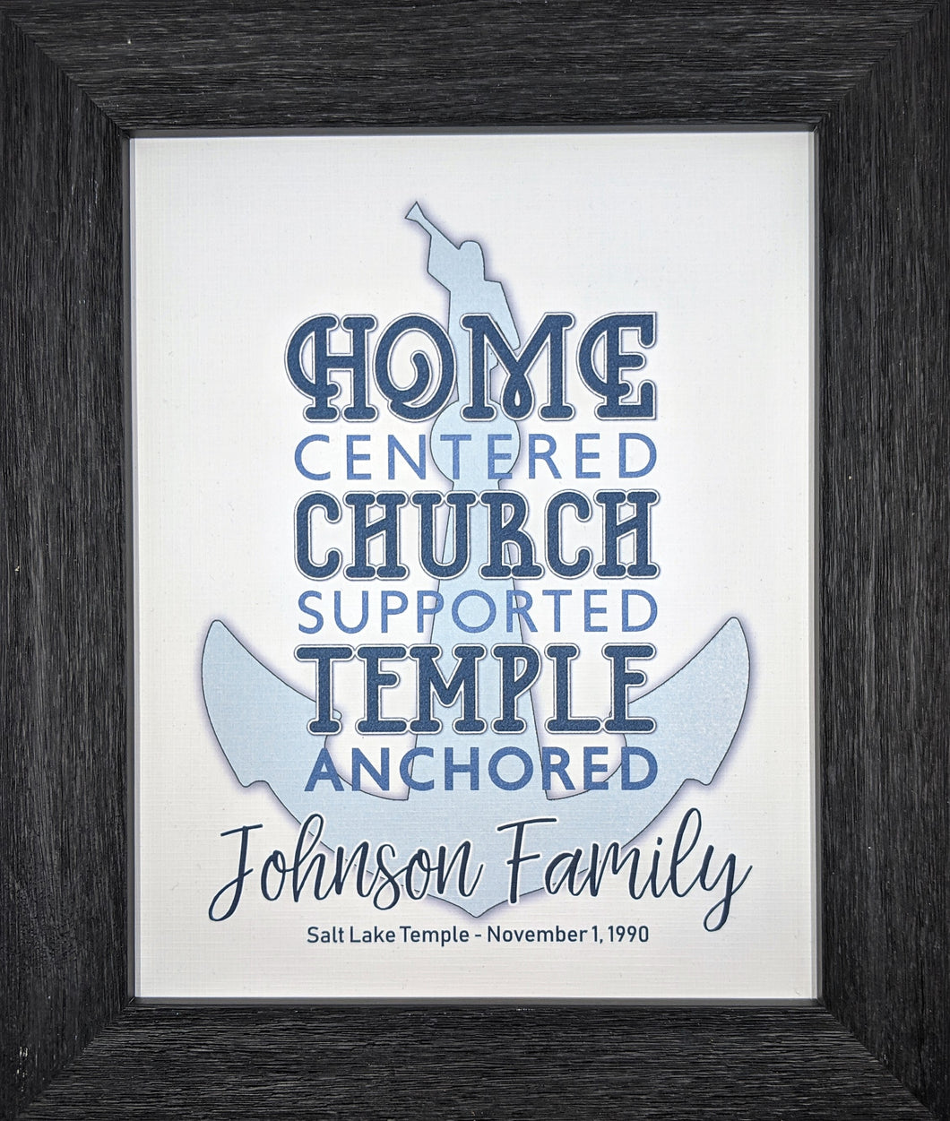 Personalized Temple Anchored Framed Artwork