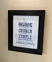 Load image into Gallery viewer, Personalized Temple Anchored Framed Artwork
