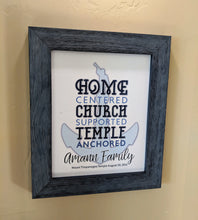 Load image into Gallery viewer, Personalized Temple Anchored Framed Artwork