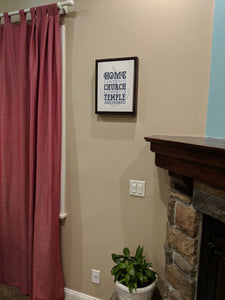 Personalized Temple Anchored Framed Artwork