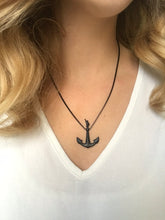 Load image into Gallery viewer, Temple Anchor Necklace Pendant