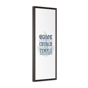 Vertical Framed Premium Gallery Wrap Canvas