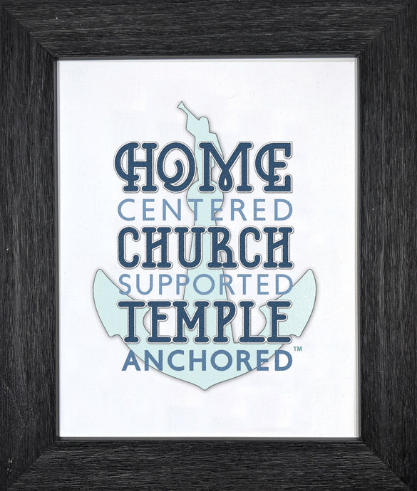 Temple Anchored Framed Artwork